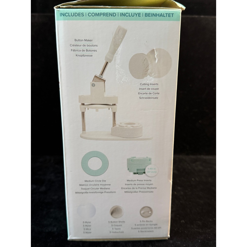 We R Memory Keepers-Button Press Maker Machine Kit with Inserts and Components - Picture 11 of 13